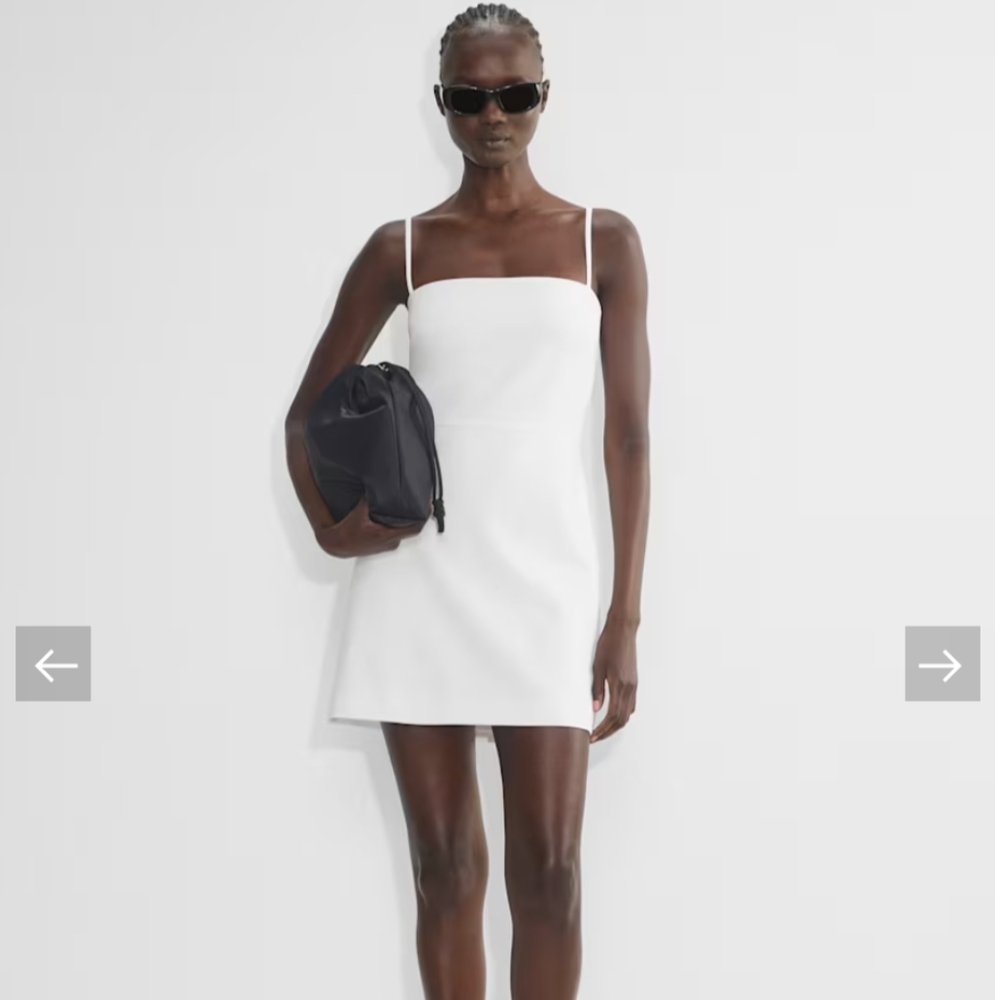 NWT Babaton Orleans White Dress Size 10